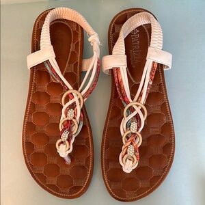 PATRIZIA by Spring Step Bejeweled Sandals Womens‎ 7.5-8